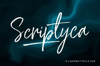 Scriptyca Brush font