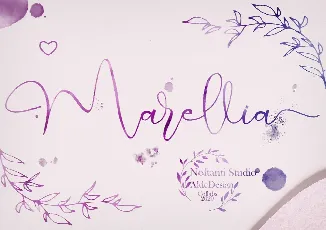 Marellia Script font