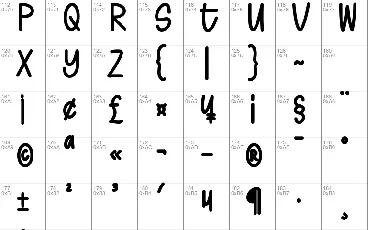 Lumilkys font