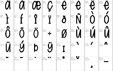 Lumilkys font