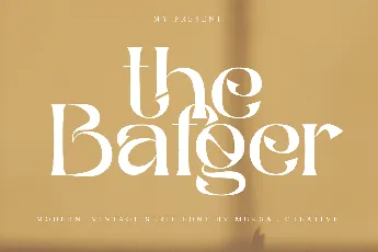 The Bafger font