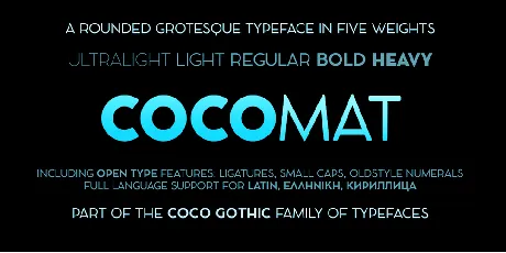 COCOMAT font