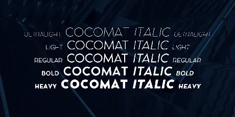 COCOMAT font