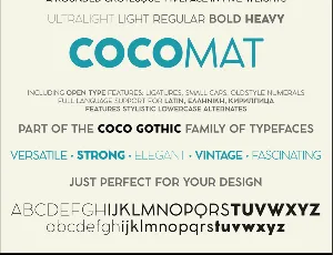 COCOMAT font