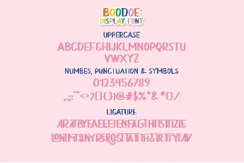 Boodoe Display Font