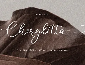 Cherylitta font