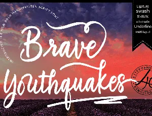 Brave Youthquakes font