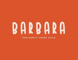 Barbara – Fun font