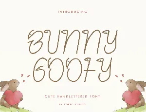 Bunny Goofy font