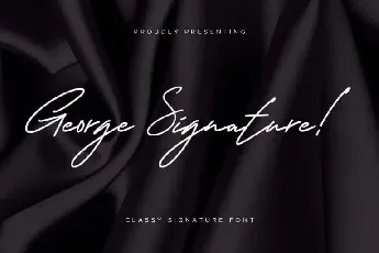 George Handwritten font