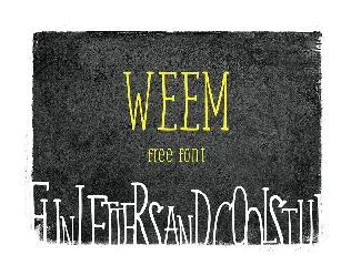 Weem font