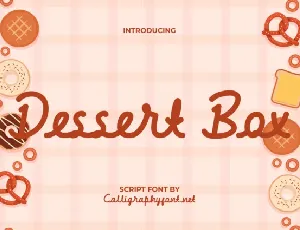 Dessert Box font