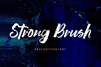 Strong Brush font