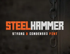 Steel Hammer Pro font