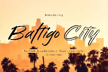 Baltigo City font