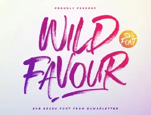 Wild Favour font