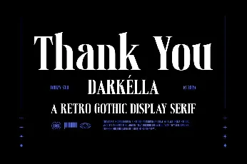 Darkella font