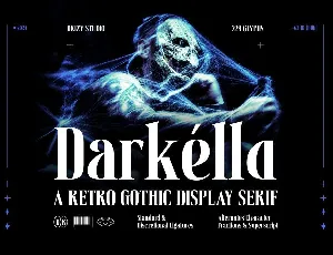 Darkella font