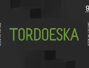 Tordoeska font