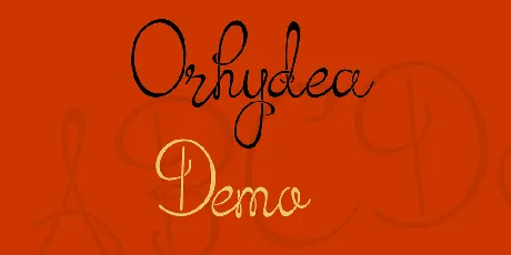 Orhydea font