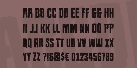 Population Zero BB font