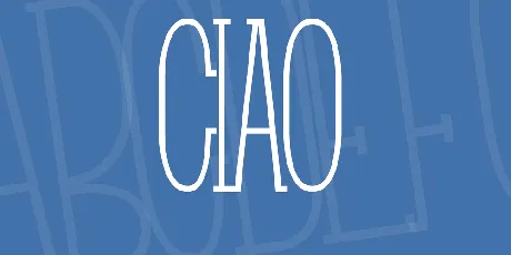 Ciao font