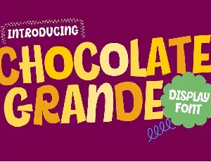 Chocolate Grande font