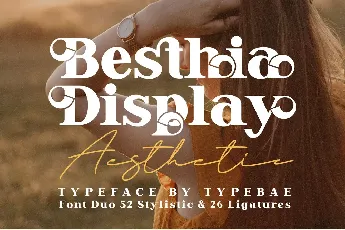 Besthia Display Duo font