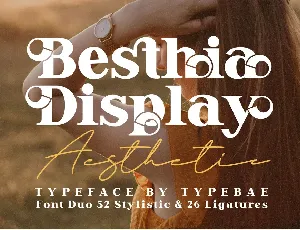 Besthia Display Duo font