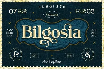 Bilgosia font