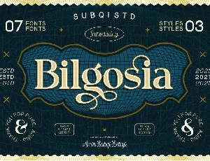 Bilgosia font