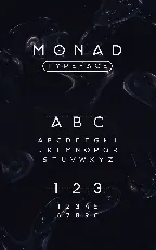 Monad Typeface font