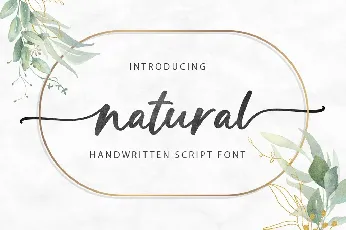 Natural font