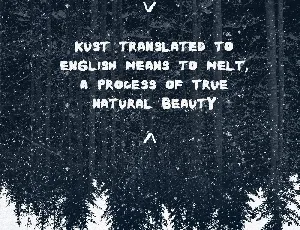 Kust Brush font