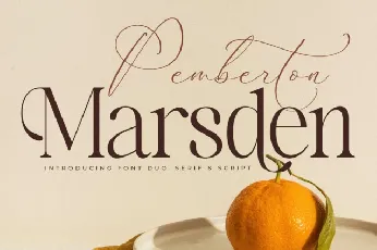 Pemberton Marsden Duo font