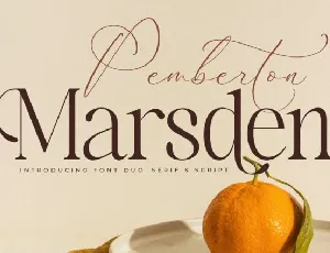 Pemberton Marsden Duo font