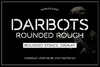 Darbots Rounded Rough font