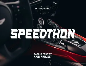 SpeedthonDemo font