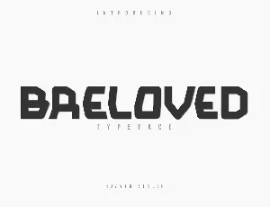 Breloved font