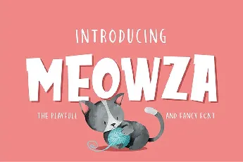 Meowza Playfull and Fancy font