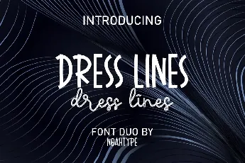 Dress Lines Demo font