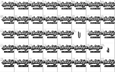 Dress Lines Demo font