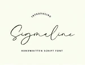 Sigmaline font