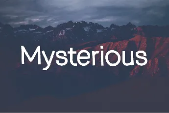 Mysterious font