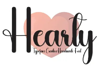 Hearty Script font