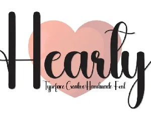 Hearty Script font