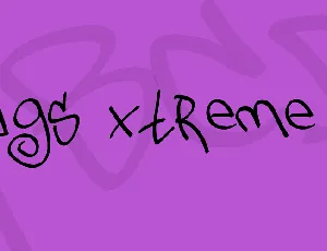 Tags Xtreme 2 font