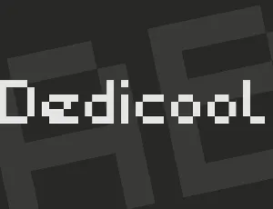 Dedicool font