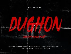 Dughon font