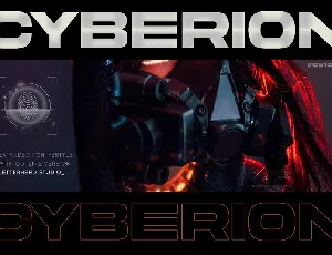 Cyberion font